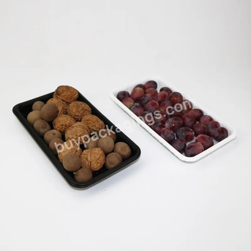 Eco Friendly Plastic Custom Vacuum Blister Packaging Pp Food Meal Dry Fruit Tray