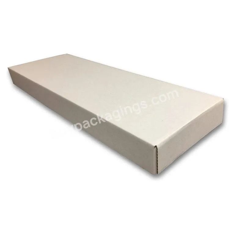 Eco-friendly White Cardboard Boxes Corrugated Small Boxes Custom Five Panel Wrap Shipping Boxes