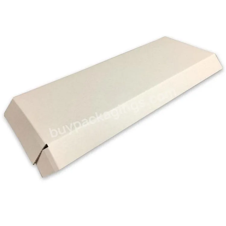 Eco-friendly White Cardboard Boxes Corrugated Small Boxes Custom Five Panel Wrap Shipping Boxes