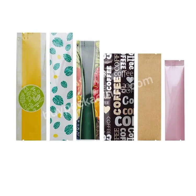 Eco Friendly Wholesale Aluminum Foil Side Gusset Coffee Beans Packaging Bags With Valve