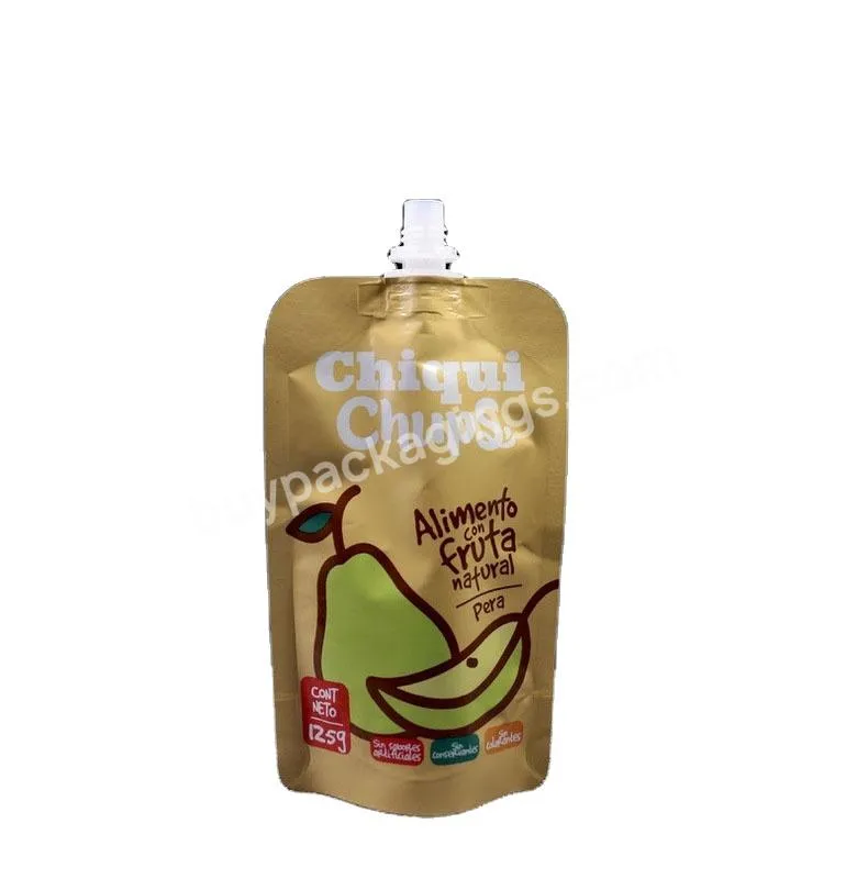 Eco Transparent Clear Beverage Pouch Plastic Liquid Juice Pouch Bag Drink Packaging Plastic Bag