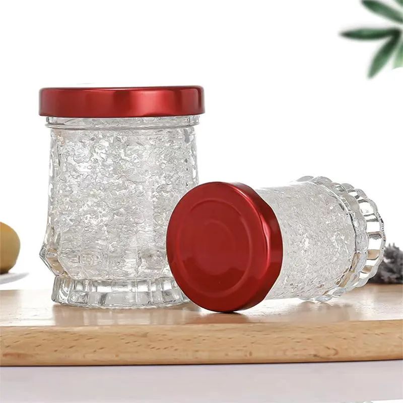 Edible Bird's Nest Storage Pot 45ml Collagen Drink Jar Transparent Cubilose Glass Bottle