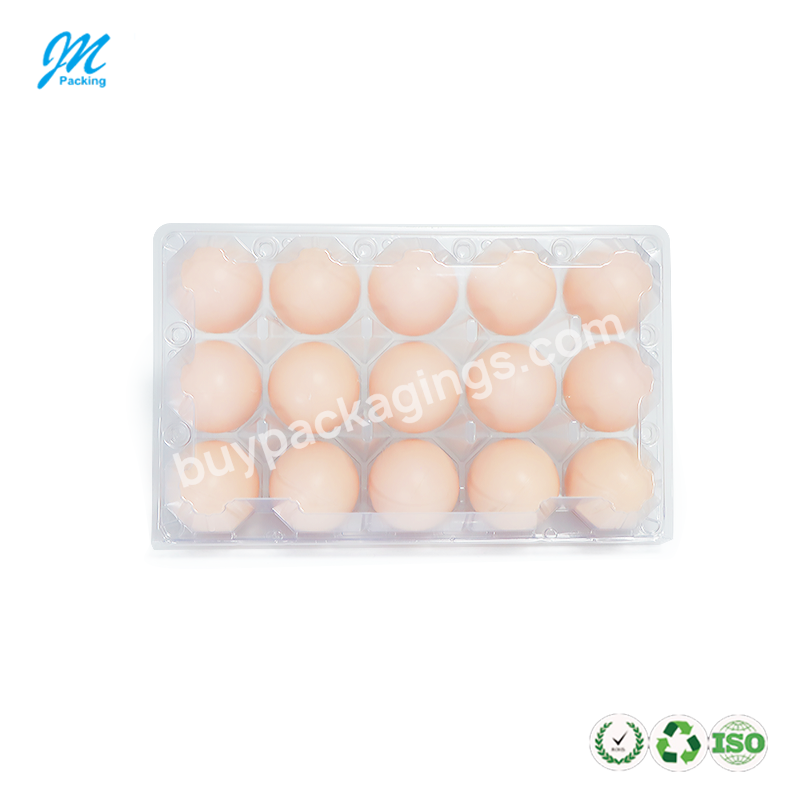 Egg Carton Blister Packaging Box 15 Holes Plastic Customized Egg Storage Jiamu Packing Dongguan(near Shenzhen And Hongkong)