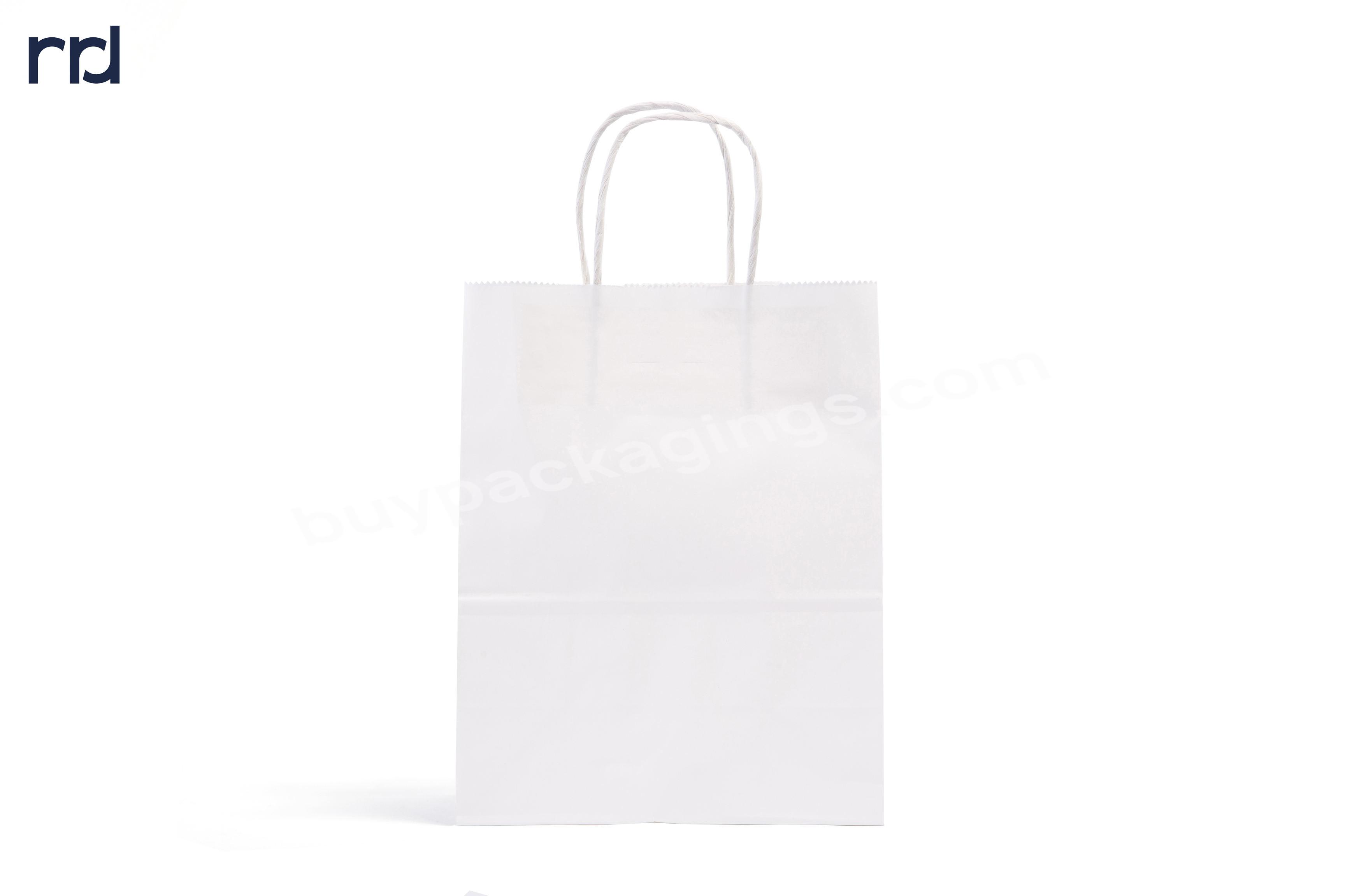 Embossing Treatment Luxury Paper Shopping Bag Pink with Logos Eco Friendly