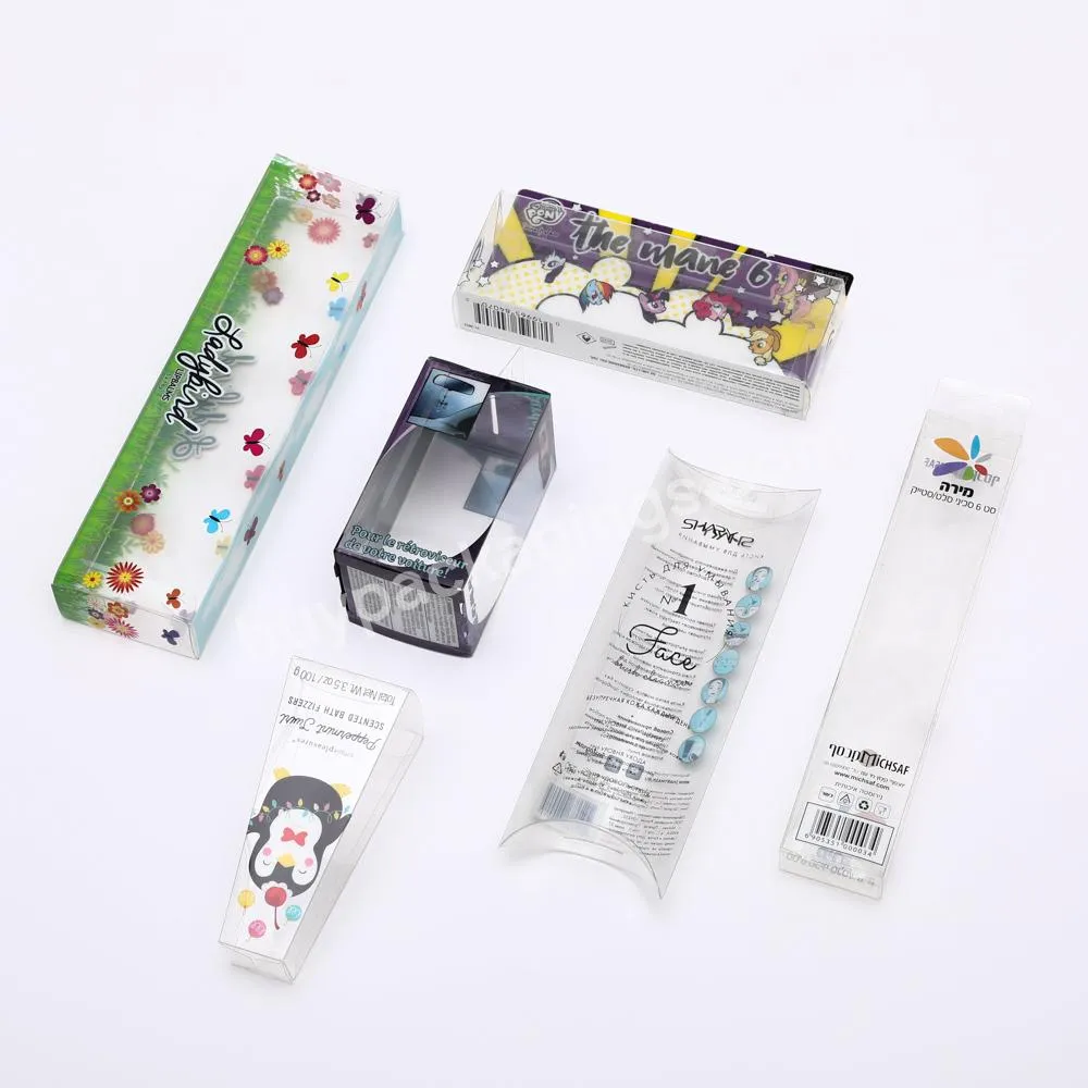 Experienced Factory Supply Customized Soft Crease Clear PET Plastic Box Packaging