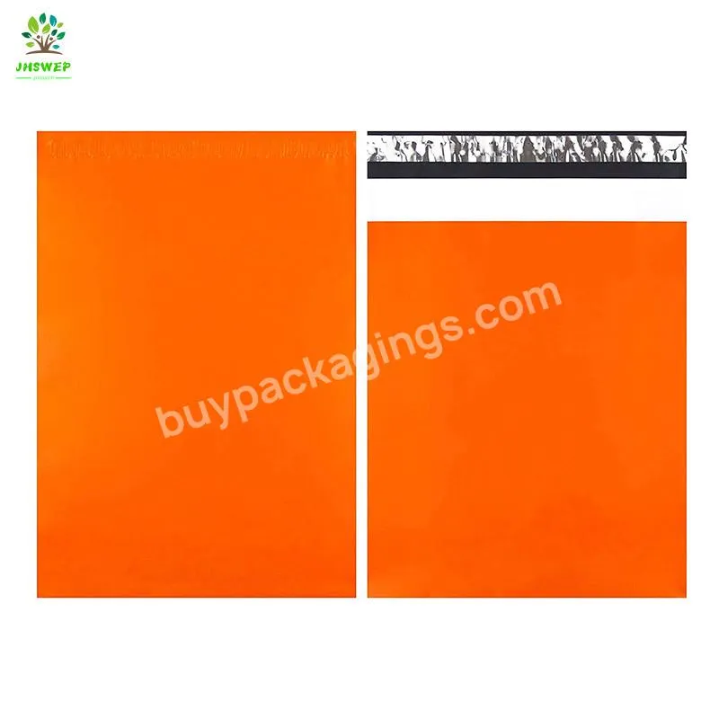 Express Self Adhesive Orange Color Plastic Poly Clothing Packaging Shipping Courier Mailing Bag Envelopes