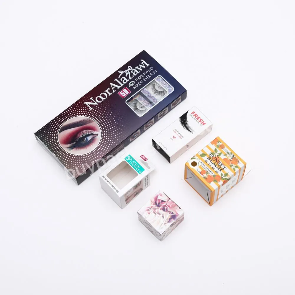 eyelash boxes custom logo packaging custom packaging box