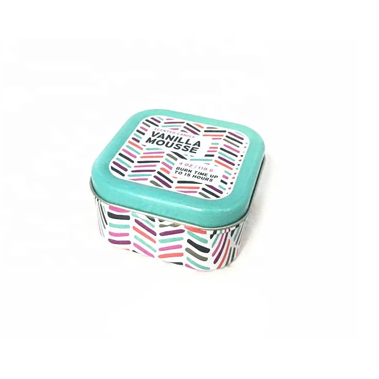 Factory candy cake chewing gum wine soap oil food metal tea tin box