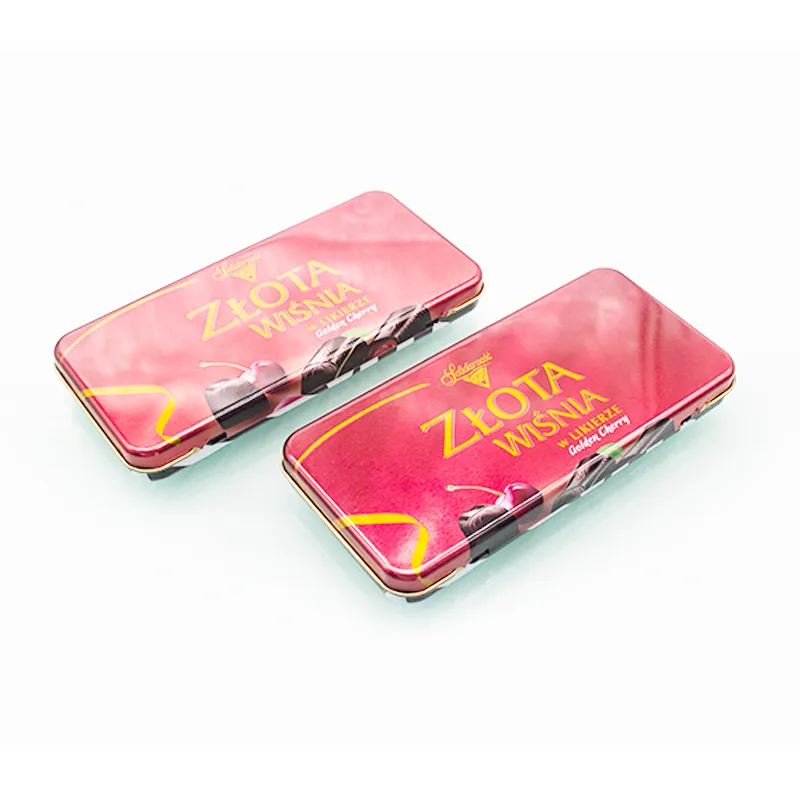 Factory Custom Accept OEM ODM square candy gift biscuit square mint tin box