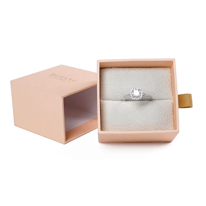 Factory Custom High Quality Fashion Elegant Paper Jewelry Box Packaging Box