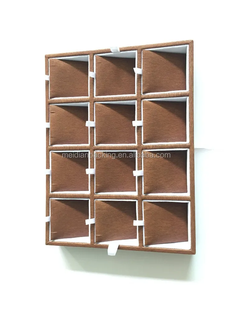 Factory Custom Luxury Wood Earring Display Stand