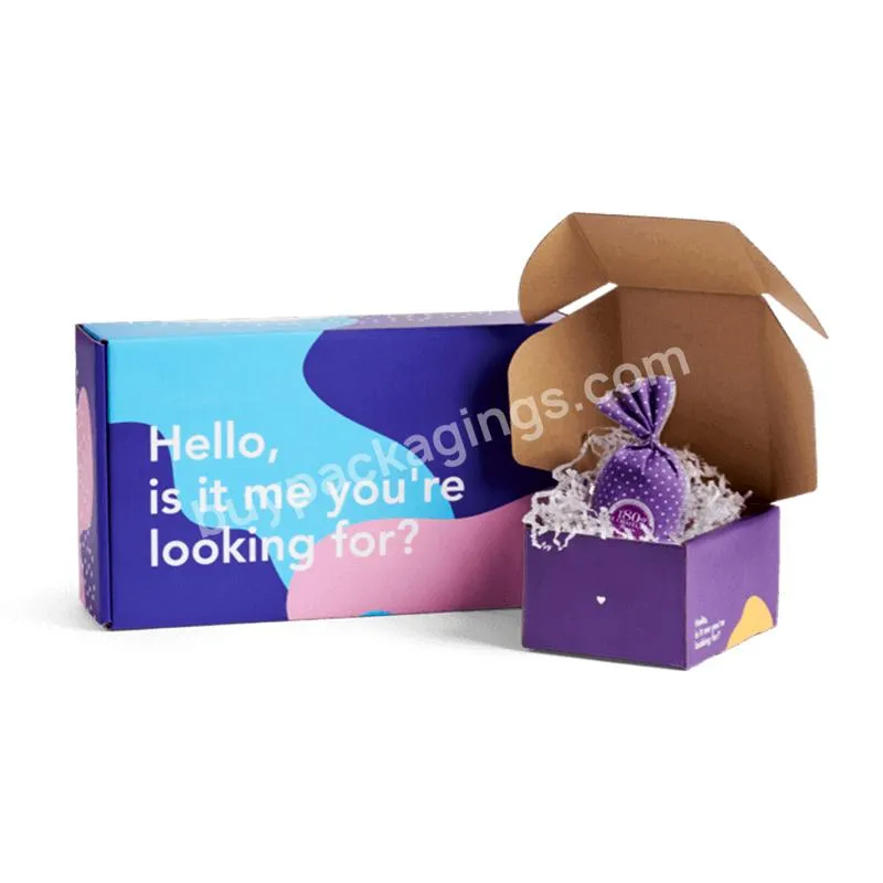 Factory Custom Paper Corrugated Cardboard Shipping Mailers Boxes Gift Packaging Custom Logo