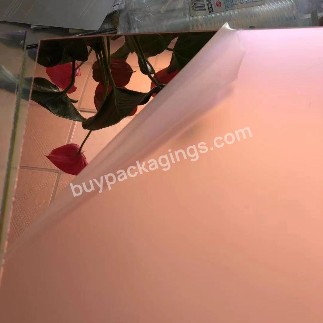 Factory Custom Ple Xiglass Panels Supplier 4x8ft 5mm Unbreakable Acrylic Mirror Sheets