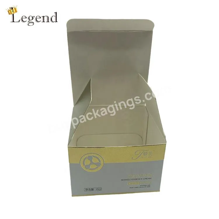 Factory Custom Printing Skincare Cosmetic Packaging Box Lux ECO Paper Box Packing Cosmetics