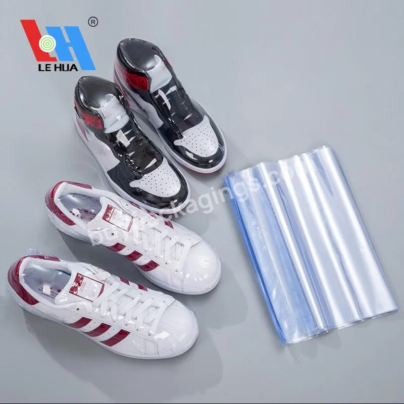 Factory Direct Customized Printing Pof Pvc Heat Shoe Shrink Wrap Plastic Bags