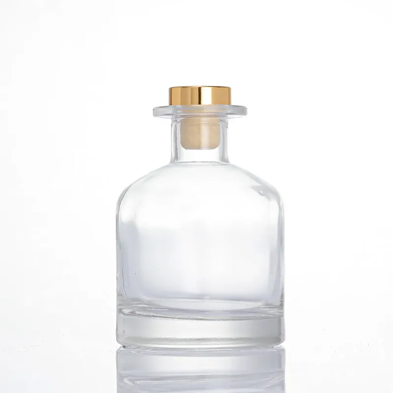 Factory Direct Sale 50ml 100ml 200ml Big Belly Aroma Jar Transparent Texture Multiple Size  Nordic Style Glass Bottle