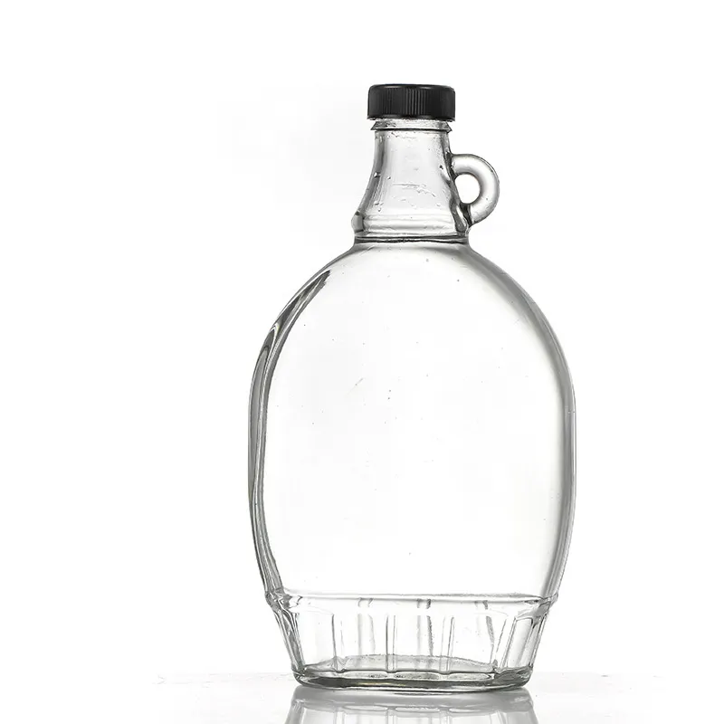 Factory Direct Sale Clear Body Homemade Wine Jar Sealed  Empty California Style Container Glass Bottle