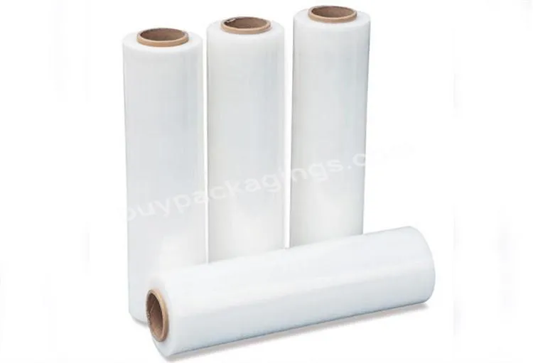 Factory Direct Sales Transparent Plastic Pe Pallet Shrink Wrap 30 Micron Industrial Strech Film Shrink Film For Packing