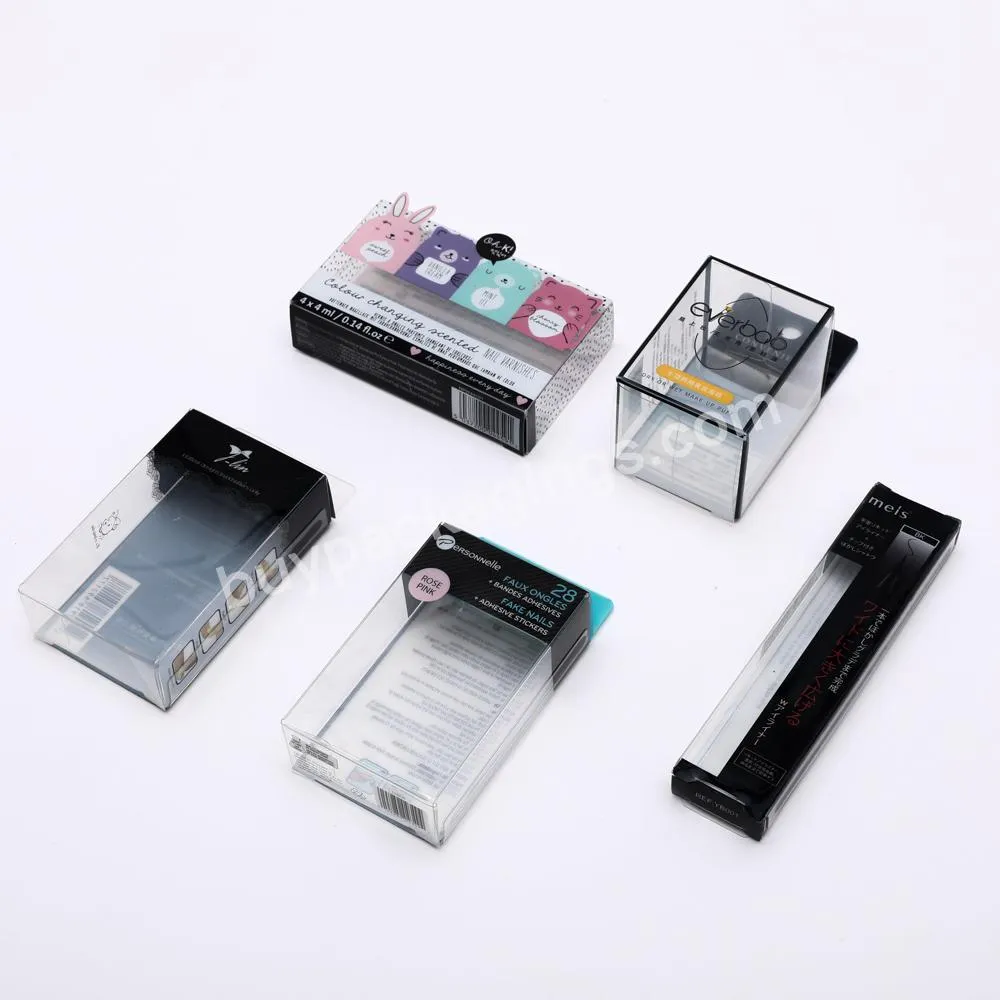 Factory Direct Selling Customized Design Offset Printing Clear Plastic PET Packaging Box