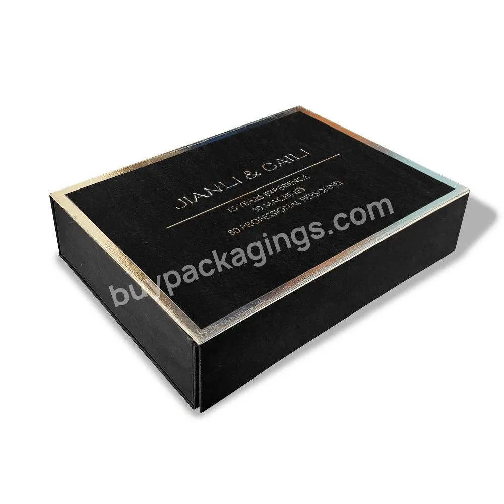 Factory Paper Rigid Large Clothing Box Custom Magnetic Closure With Lid Rigid Cardboard Gift Box Packaging