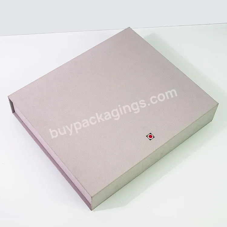 Factory Photo Book Custom Binder Fabric Clamshell Binder Boxes Directly Paper Turned Edge 3 Ring Binder