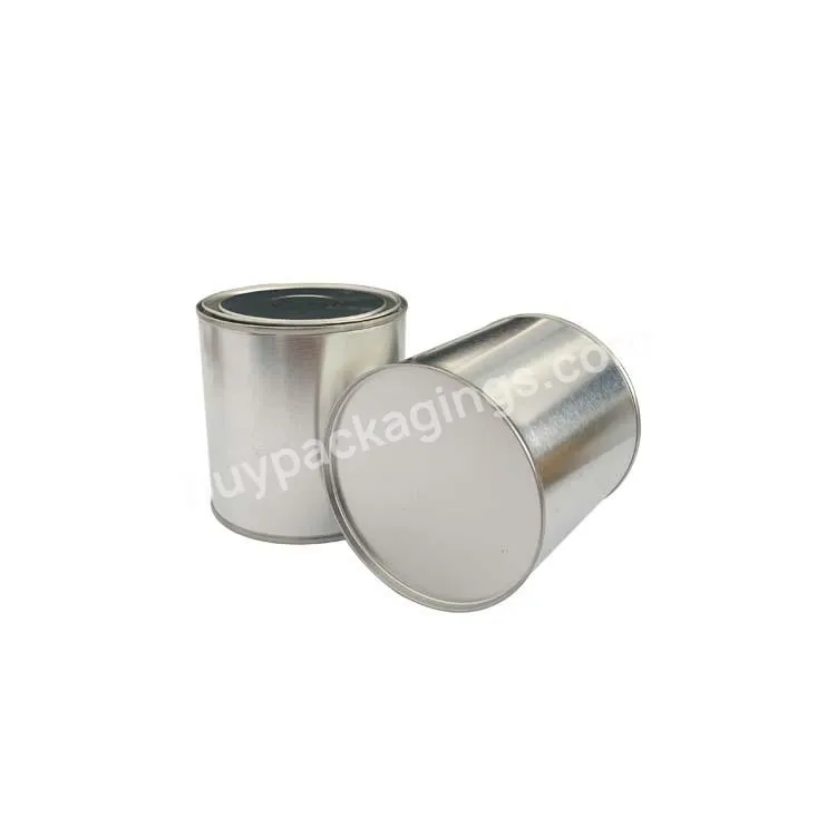 Factory Price 370ml Empty Tin Can Round Can With Lever Lid For Painting Packaging