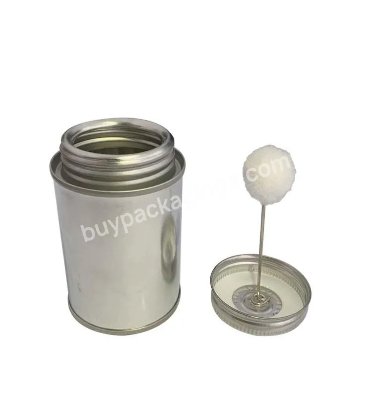 Factory Price 4oz 8oz 16oz 32oz Empty Tin Can With Screw Lid For Pvc Glue Packaging