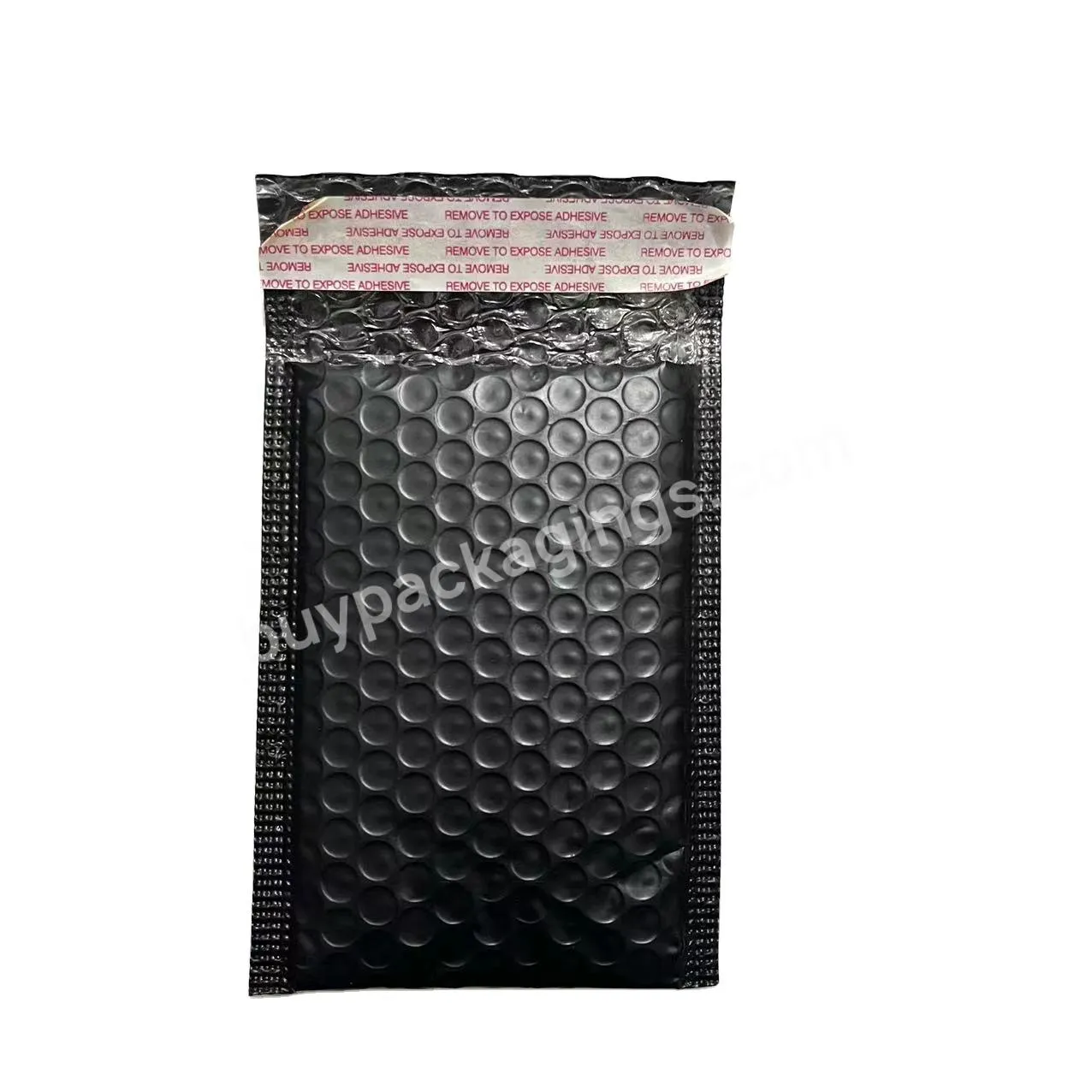 Factory Price Bubble Padded Shipping Envelopes Clothing Packaging Courier Bag Custom Matte Black Poly Bubble Mailer