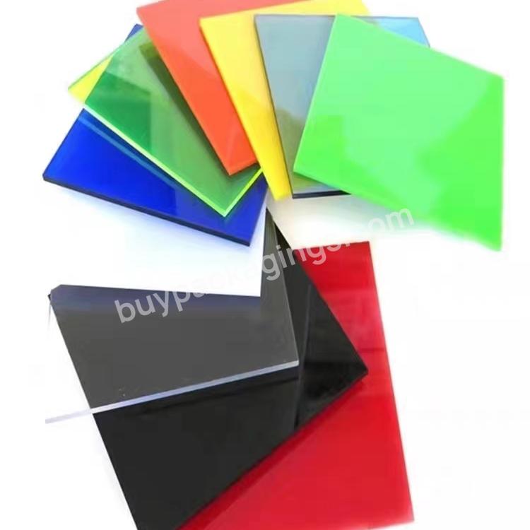 Factory Price Cast Acrylic Panels 2mm 3mm 4mm Thickness Color Acrylic Sheet