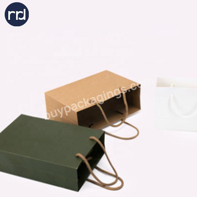 Factory Price Customized White Kraft Paper Bag Brown Kraft Paper Bags With Your Own Logo