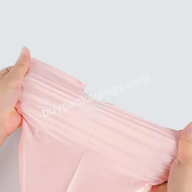 Factory Price Packaging Eco Friendly Pink Printed Logo Custom Shipping Mailing Bags Poly Mailers For Clothes