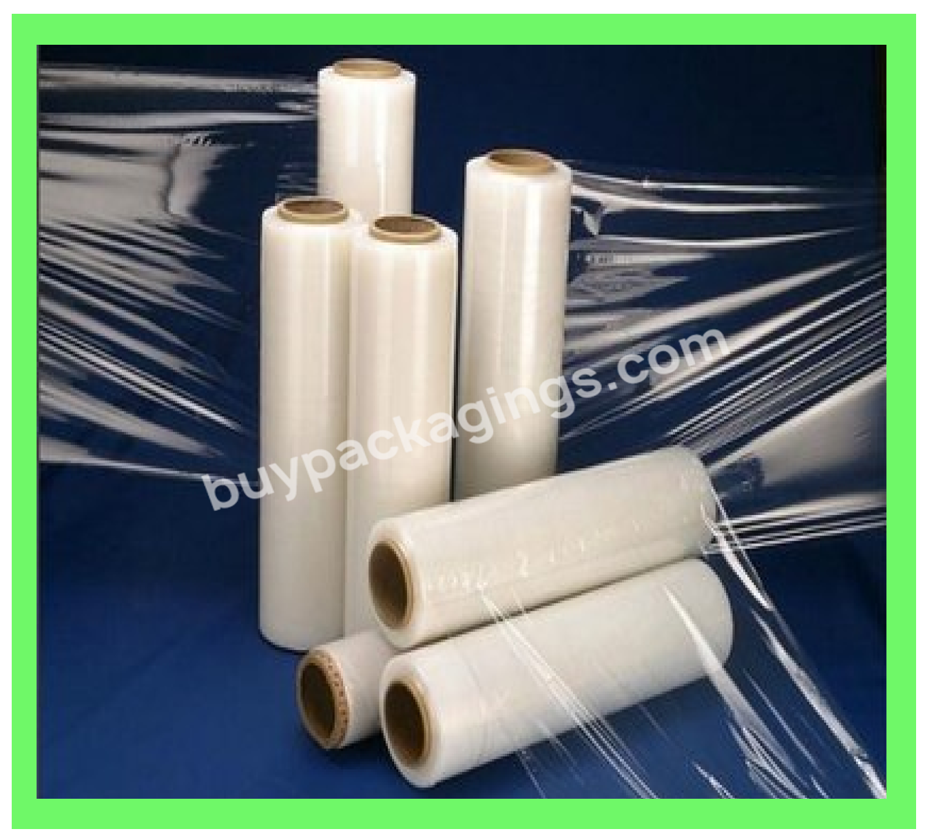 Factory Price Pallet Film Lldpe Stretch Wrap Cast Stretch Film Shrink 17 Mic Stretch Film