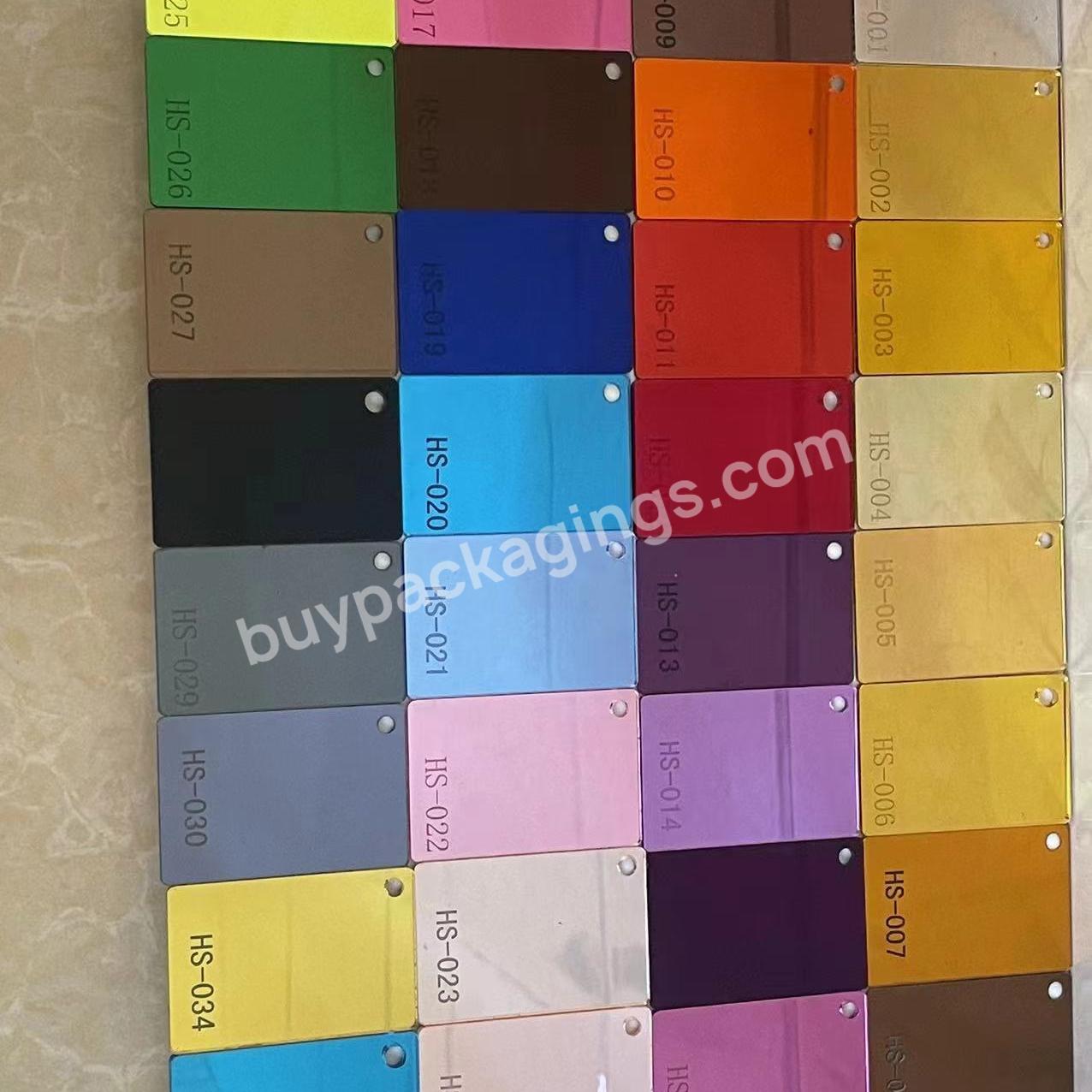 Factory Price Pmma Perspex Ple Xiglass Acrylic Mirror Sheet 1mm 2mm 3mm Cutting Color Plastic Mirror Sheet