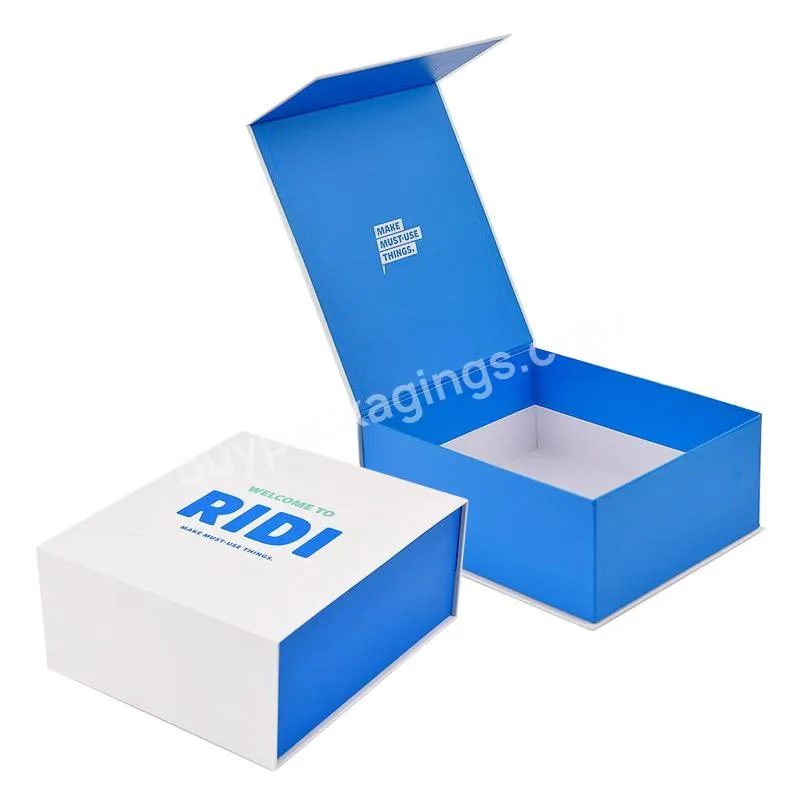 Factory Printed Scatola Regalo Cardboard Rigid Hardbox Magnetbox Magnet Box Packaging Luxury Folding Gift Boxes With Magnetic Li