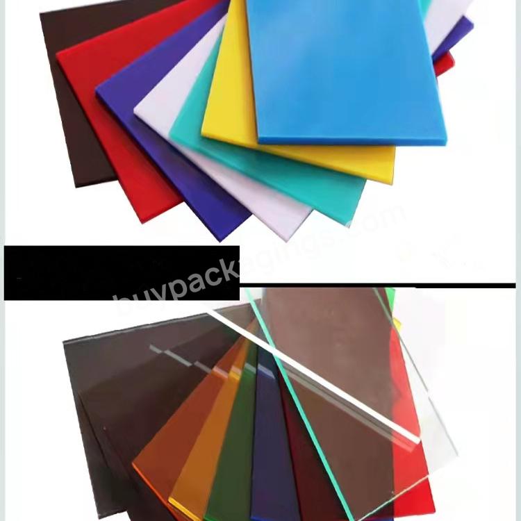 Factory Supply Anti Scratch Laser Cutting Custom Acrylic Plastic Sheet