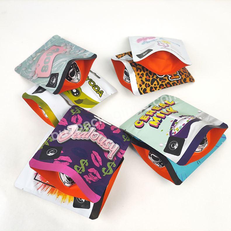 Factory Supply Good Price Price Candy Shape Die Cut Mylar Bags 3.5