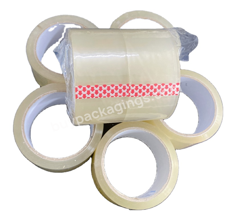 Factory Wholesale Self Adhesive Tape Bopp Jumbo Roll Cintas Adhesiva Transparent Clear Brown Packing Tape For Sealing Carton - Buy Bopp Tape,Bopp Common Packing Tape,Packing Tape.