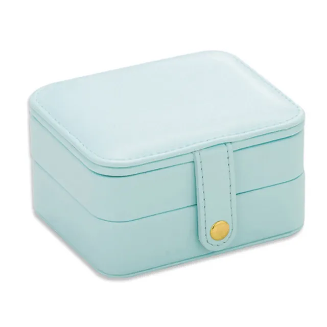 Fancy Small Travel Jewelry Storage Box Earring Necklace Organizer Wholesale with Magnetic Closure