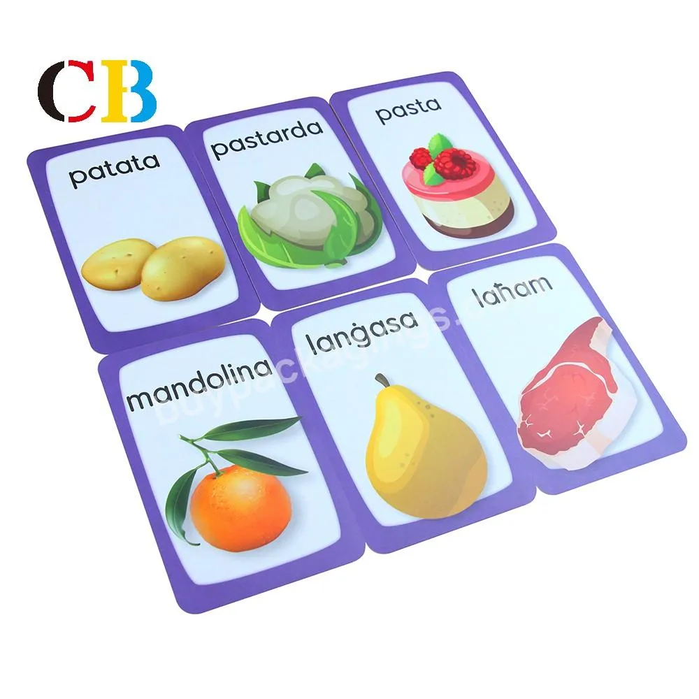 Flash Card Learning For Kids English Letter Game Cards For Kids Learning Educational Learning Cards