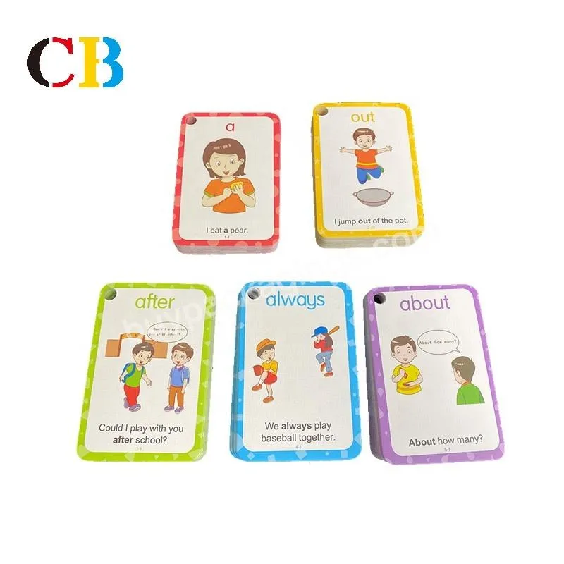 Flash Cards 2 In 1 Electronic Learning Phonics Flash Cards & Sight Words Learning Tool Flash Trading Game Ring Learning Cards Wi