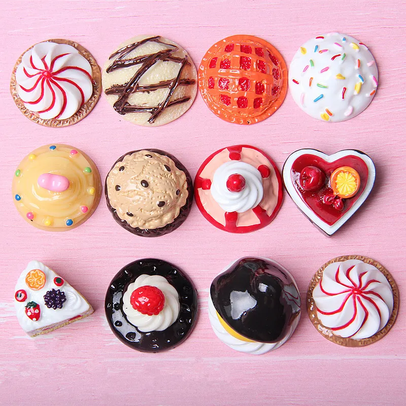 Food Design Yummy Dessert Cake Ice-cream Wholesale Cheap Price Home Decoration Fridge Magnetic Sticker