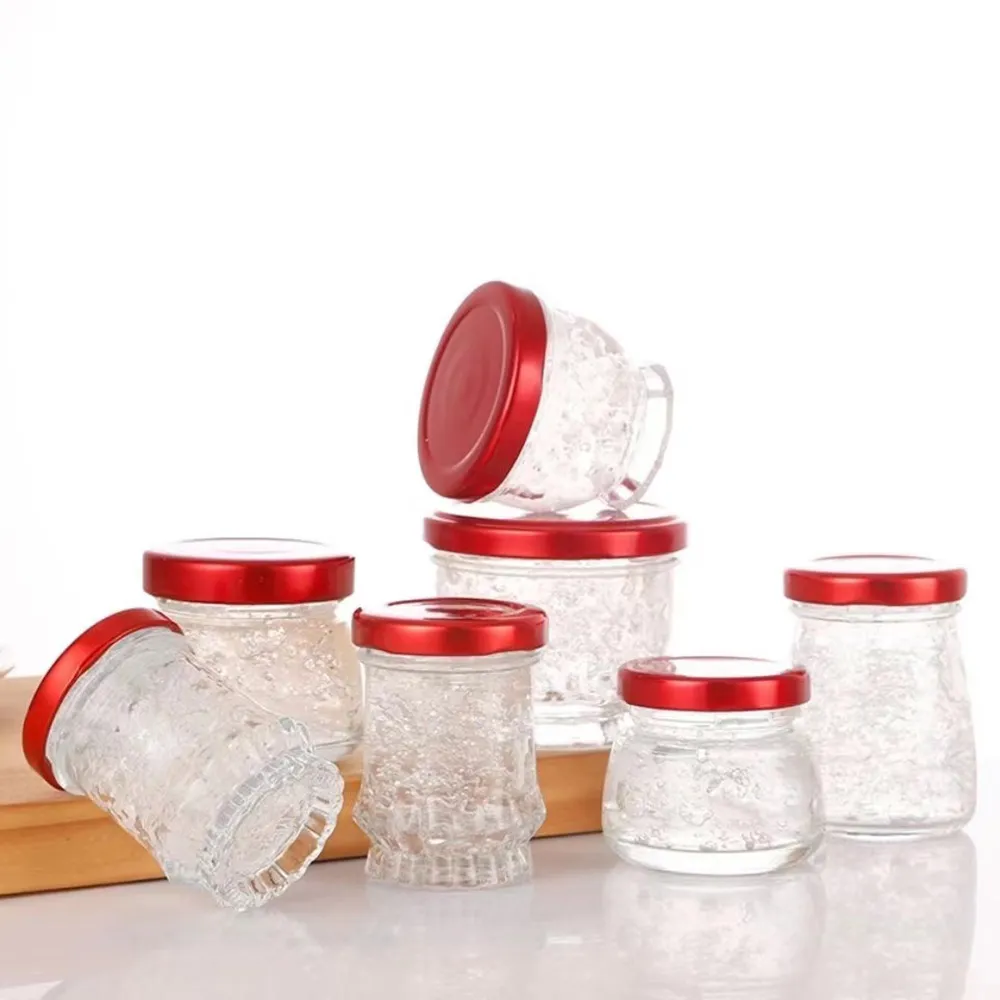 Food Grade Edible Bird's Nest Cubilose Packaging Bottle 100ML 150ML Pudding Glass Storage Jar