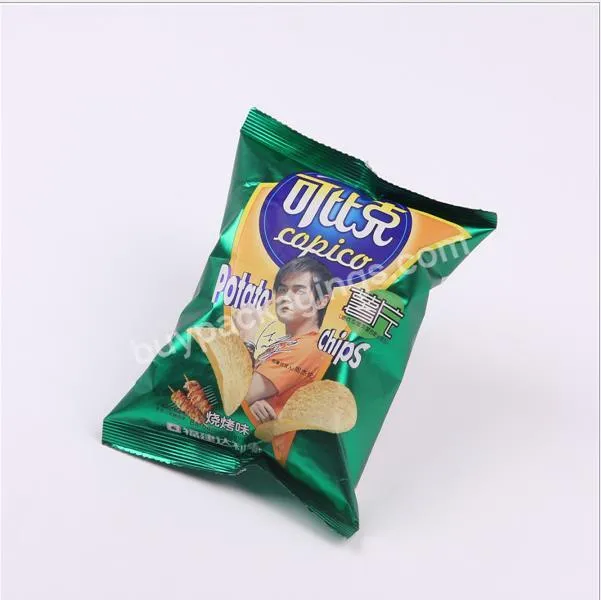 Food Packaging Plastic Potato Chips Bag With Custom Logo Design Printing