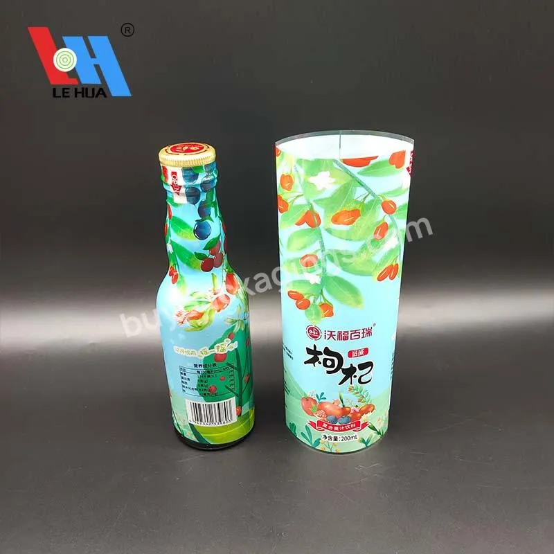 Food Printing Plastic Pvc Heat Shrink Sleeves Label For Bottles