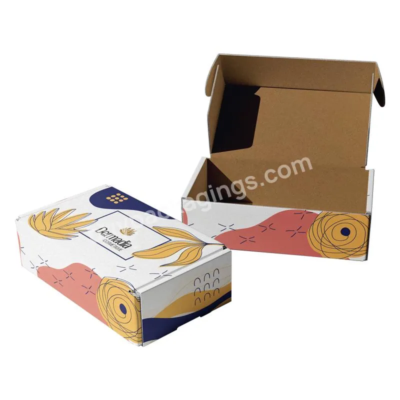 Free Design Custom Printed Corrugated Shipping Box E-commercecarton Paper Mailer Box Cardboard Packaging