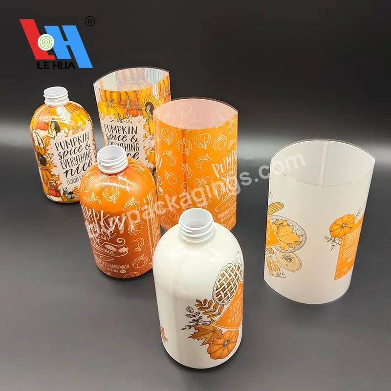 Free Design! Customized Plastic Water Bottle Label For Different Bottles