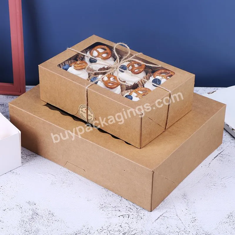 free folding muffin box for cupcake packaging