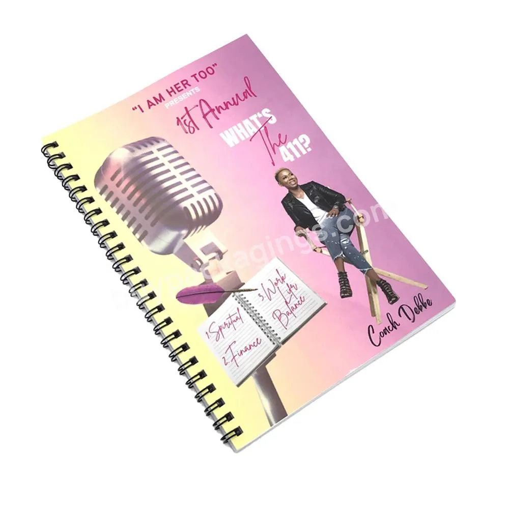 Free Sample Cheap Dotted Grid Lines Blank Transparent Pp School Hardcover B5 A5 Spiral Notebook