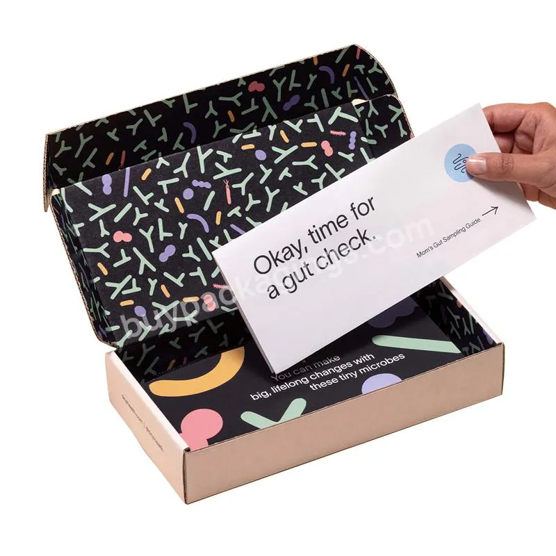 Free Sample Custom Logo Wholesale Packaging Mailer Paper Box Corrugated Cardboard Custom Logo