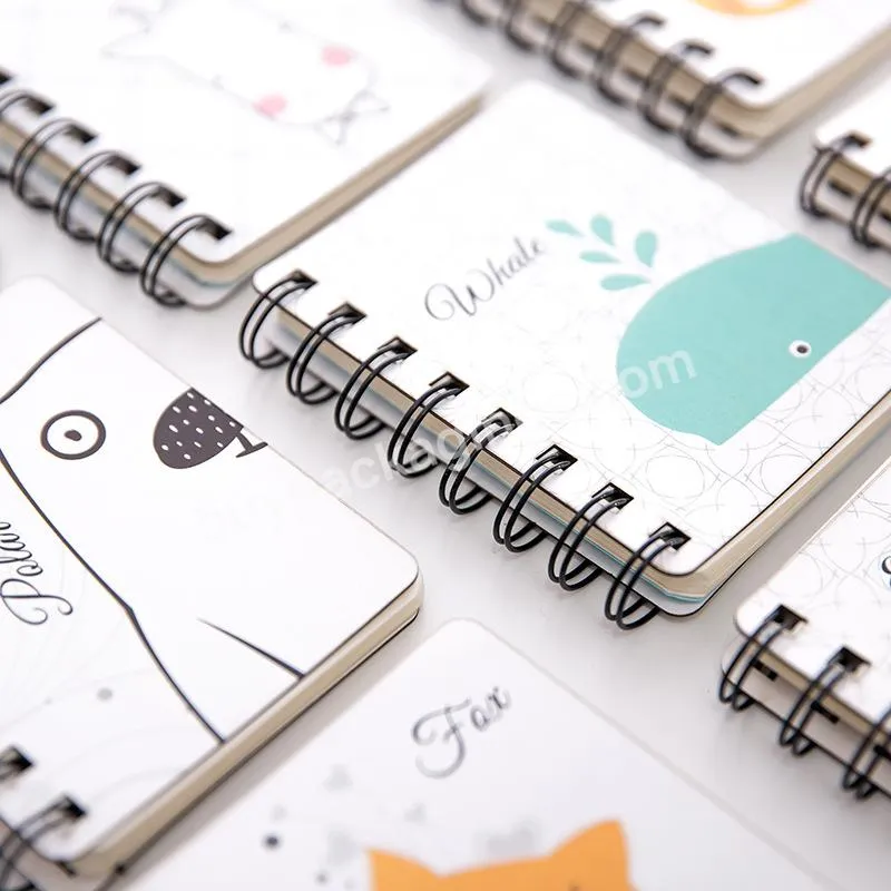 Free Sample Cute Animal Cartoon Rollover Coil Book Portable Mini Portable Notebook Pocket Notepad - Buy Hanging Notepad,Small Size Cheap Bulk Blank Notepad,Animal Shaped Notepad.